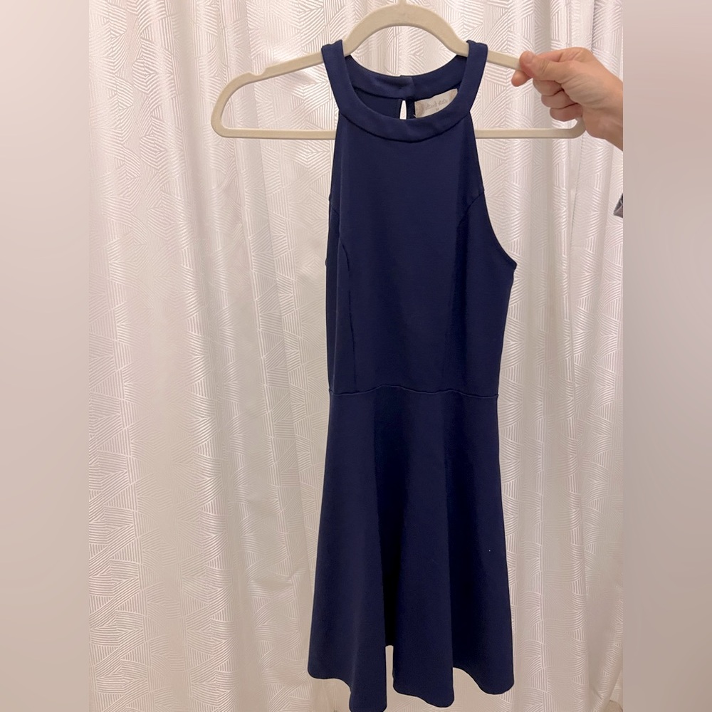 Navy halter neck Altar’d State Dress. Size Medium.